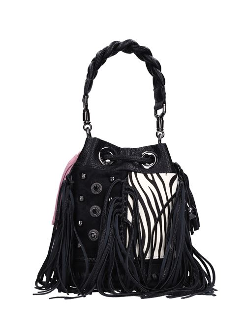 Borsa Ann. Charlotte in cavallino ed ecopelle LA CARRIE | 142C-EM-905-SHTZEBRATO-MULTICOLOR